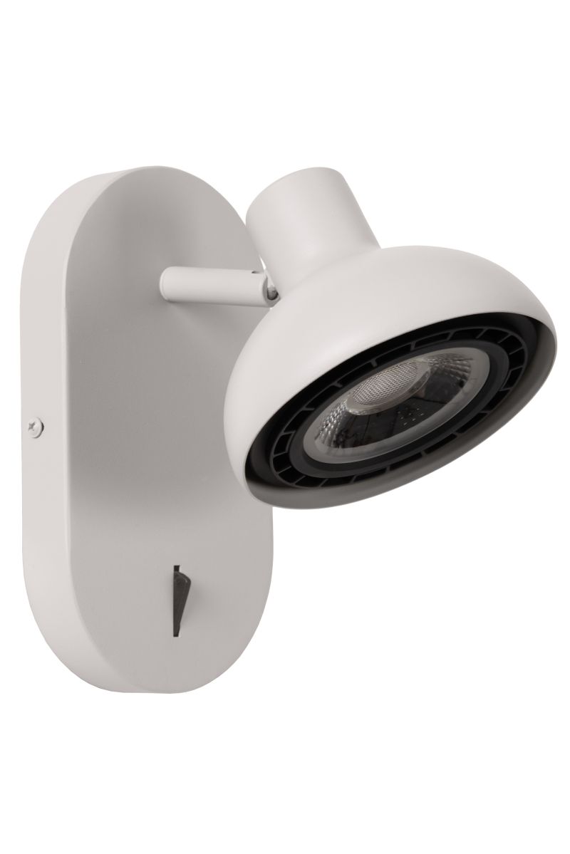 Lucide SENSAS - Nástenné bodové svietidlo - 1xES111 - Biele